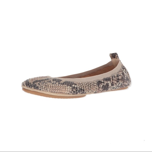 Yosi Samra Samara 2.0 - Ballerina Style snakeskin foldable flats - Picture 3 of 10